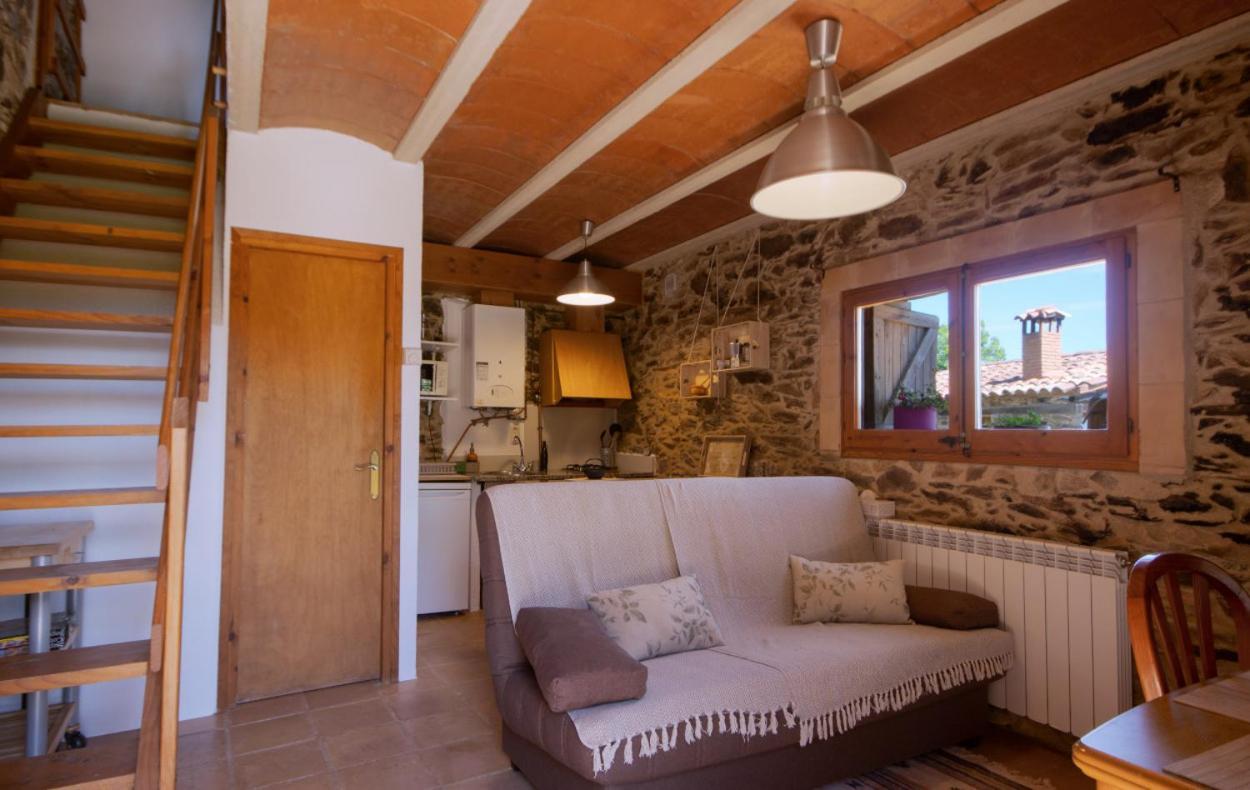 Apartamento Duplex Rural Con Chimenea Y Vistas Panoramicas Desde La Cama Sant Marti Sacalm Bagian luar foto