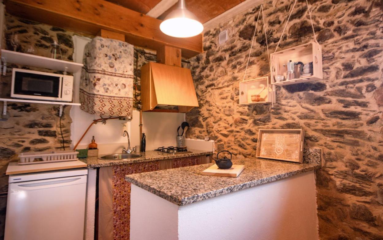 Apartamento Duplex Rural Con Chimenea Y Vistas Panoramicas Desde La Cama Sant Marti Sacalm Bagian luar foto