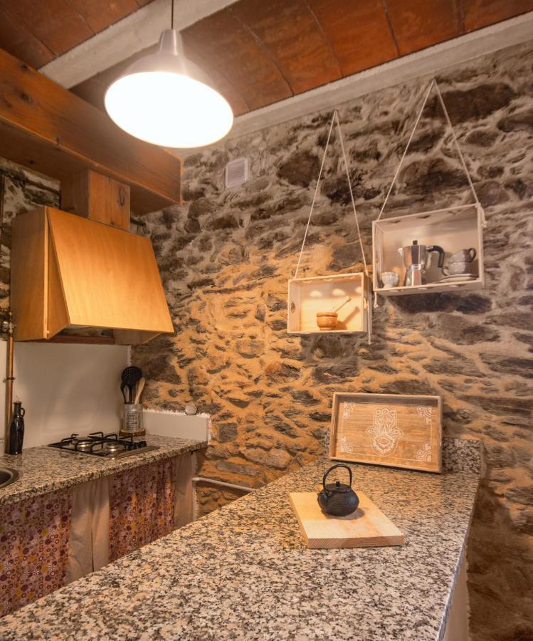 Apartamento Duplex Rural Con Chimenea Y Vistas Panoramicas Desde La Cama Sant Marti Sacalm Bagian luar foto